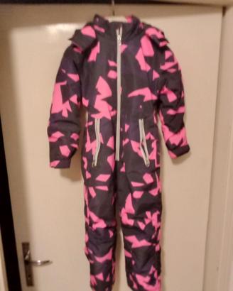 Tuta neve bambina 5 anni 110 cm