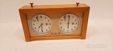 Orologio da scacchi GARDE vintage in legno
