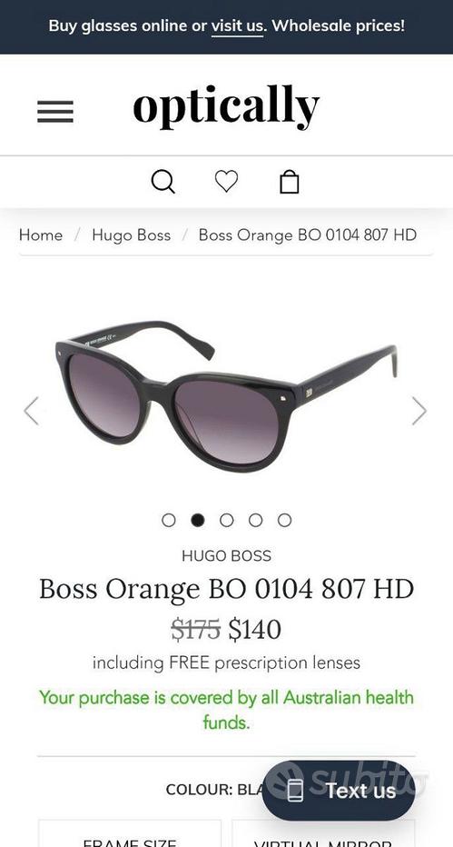 Occhiali hot sale boss orange