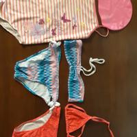 Lotto di costuminper bambina 9/10 anni