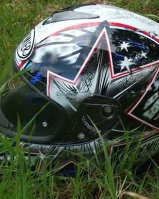 Casco con livrea Troy Bayliss, Premier, taglia med