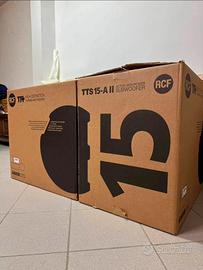 RCF TTS 15-A II Coppia Subwoofer Attivi 15