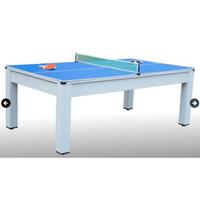 tavolo da pranzo, biliardo e ping pong