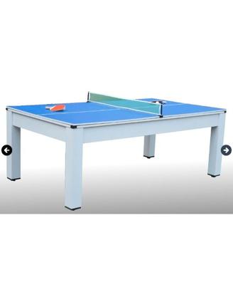 tavolo da pranzo, biliardo e ping pong