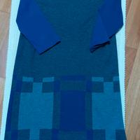 Vestitino in jersay pied de poule