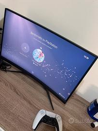 MSI Monitor 24 curvo fast ips 180HZ PC o PS5 nuovo