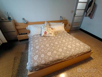 Letto Ikea stile futon+comodini
