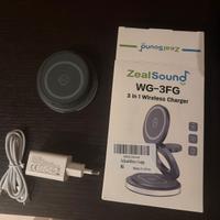 Stazione di ricarica wireless compatta 3 in 1