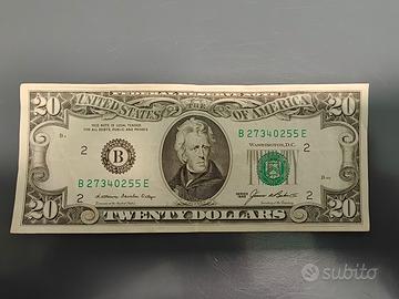 Banconota da 20 dollari americani serie 1985