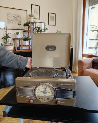 Giradischi retrò con radio AM/FM
