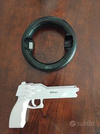 wii volante e pistola