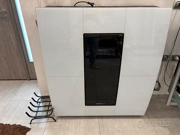 Stufa a pellet moretti design