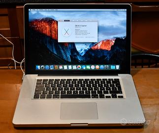 notebook portatile Apple Macbook Pro 15 i7 perfett