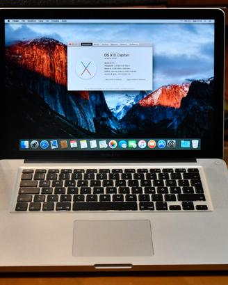 notebook portatile Apple Macbook Pro 15 i7 perfett