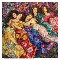 Stampa artistica "Symphony of the beautiful girls"