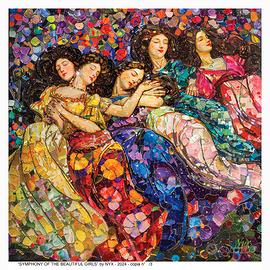 Stampa artistica "Symphony of the beautiful girls"