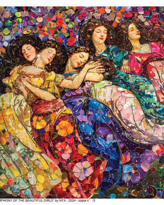 Stampa artistica "Symphony of the beautiful girls"
