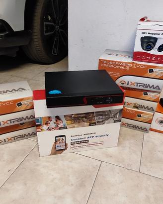 Impianto completo videosorveglianza  con Dvr