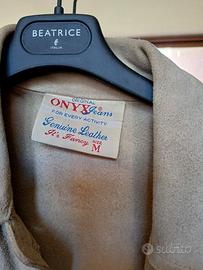 Giacca scamosciata con bottoni Vintage donna