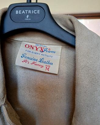 Giacca scamosciata con bottoni Vintage donna