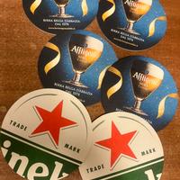 6 sottobicchieri di cartone birra