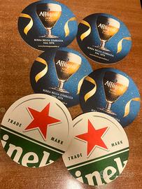 6 sottobicchieri di cartone birra