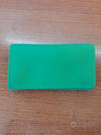 Portatabacco Atomic verde con tasca zip
