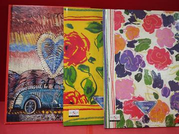 3 quadernoni rigatura B  con copertina rigida