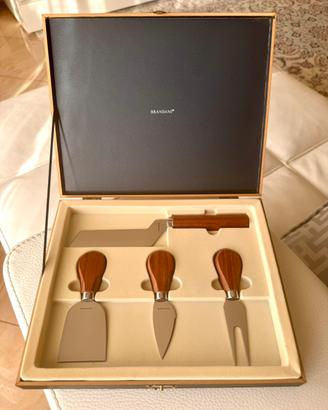 Set 4 coltelli formaggio Brandani originale
