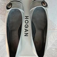 Ballerine Hogan  mis .39 pelle argento