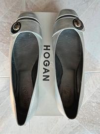 Ballerine Hogan  mis .39 pelle argento