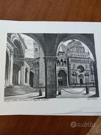 Mauro Bonamici incisioni stampe Citta'alta