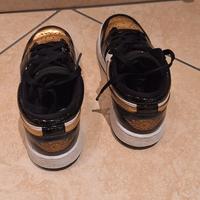 Scarpe Nike Jordan 1 SE punta dorata (GS) 