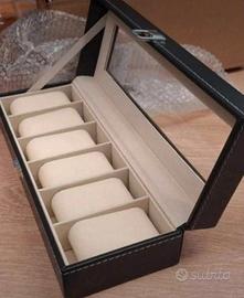 Cofanetto porta orologi e bracciali