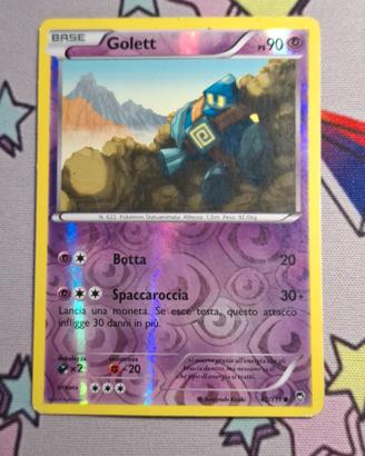 Carta Pokémon Golett 42/111 Reverse Holo ITA 