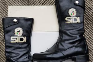 Stivali vintage SIDI in cuoio del 1972 Nr. 40 ½