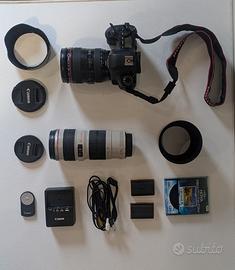 Canon 6D +obiettivi+accessori 