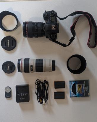 Canon 6D +obiettivi+accessori 