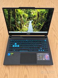 Pc Gaming Portatile MSI Cyborg15-RTX4050 6Gb-i5