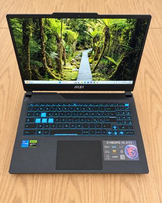 Pc Gaming Portatile MSI Cyborg15-RTX4050 6Gb-i5