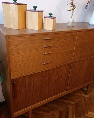Credenza buffet vintage in teak