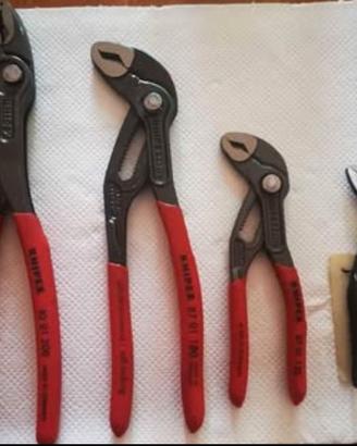 Lotto 4 pinze knipex cobra (nuove) 