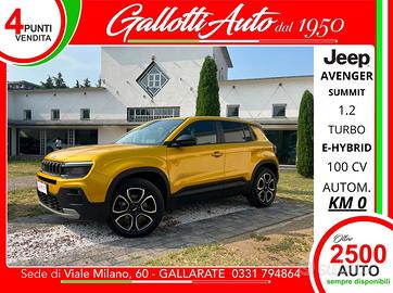 Jeep Avenger 1.2 turbo e-hybrid Summit fwd 100cv e