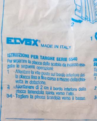 SCATOLA INCASSO 2 MODULI ELVOX