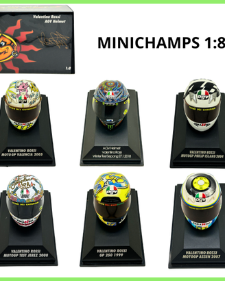 Caschi Valentino Rossi - Minichamps 1:8