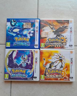 Nintendo 3DS giochi pokémon 