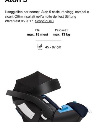 Cybex Aton 5 più Aton Base 2 Fix