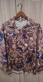 BLUSA STAMPA PAISLEY VIOLA 