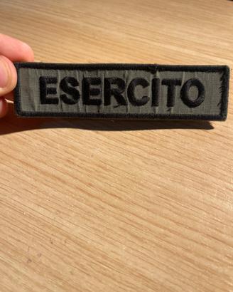 Patch ESERCITO verde con velcro – toppa militare