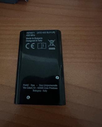 Telecomando FAAC 2 canali
